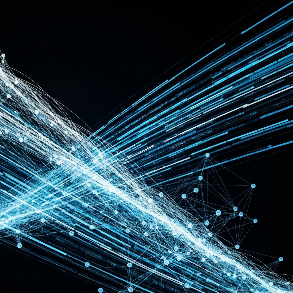 AI research and market intelligence visualization